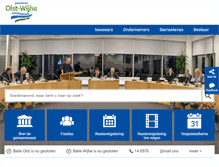 Tablet Screenshot of gemeenteraad.olst-wijhe.nl